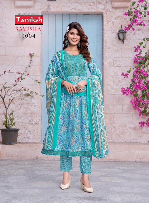 Taniksh Sayesha Vol 1 Cemric Cotton Printed Kurti Bottom With Dupatta